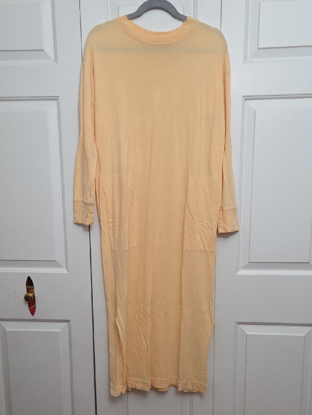 Free People Beach Oversized Long Sleeve Maxi Dress/ Medium
